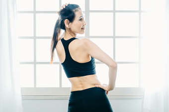姿勢と体幹を整える運動療法のイメージ